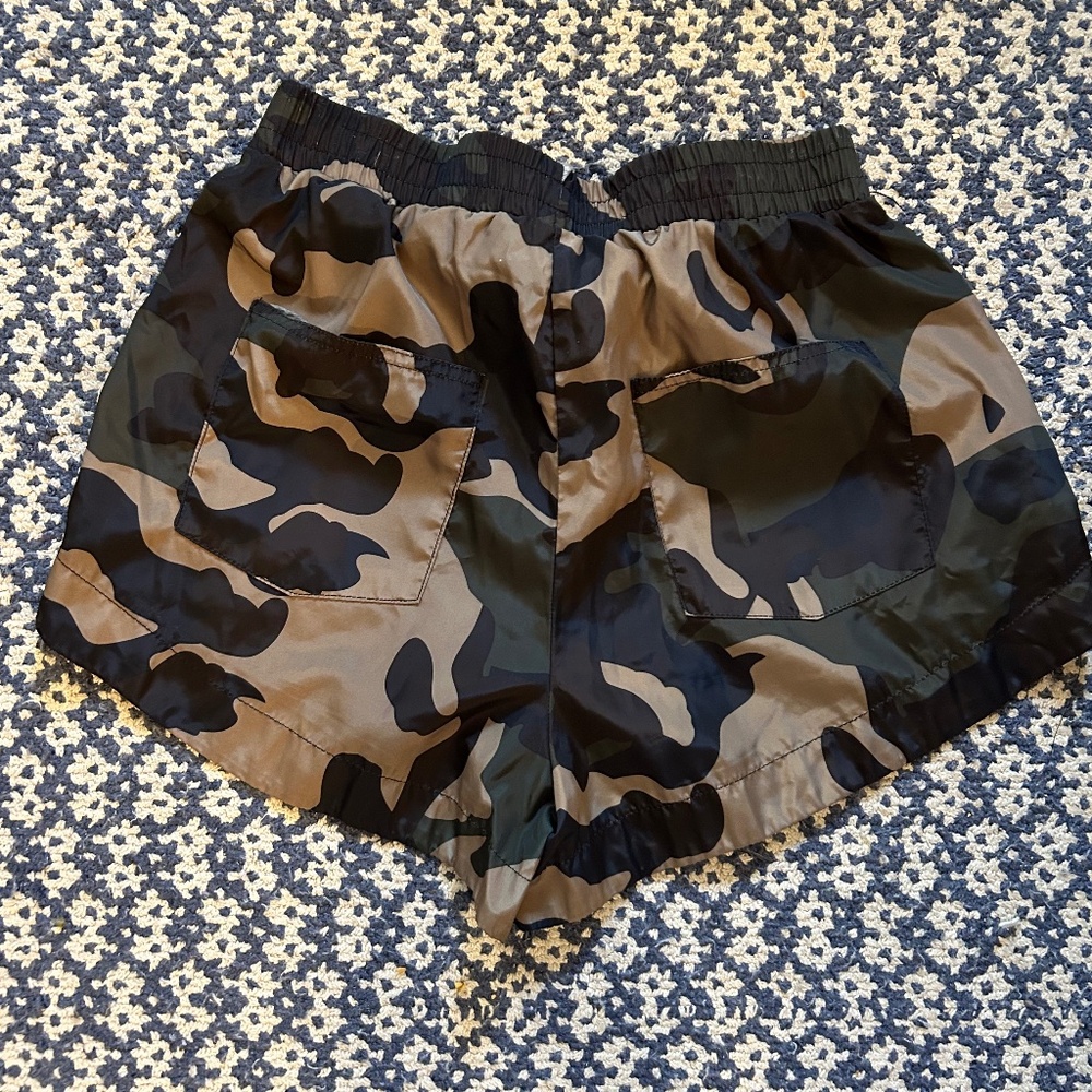 Camo Nylon Shorts